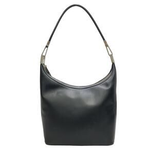 Gucci black leather Gucci hobo shoulder bag